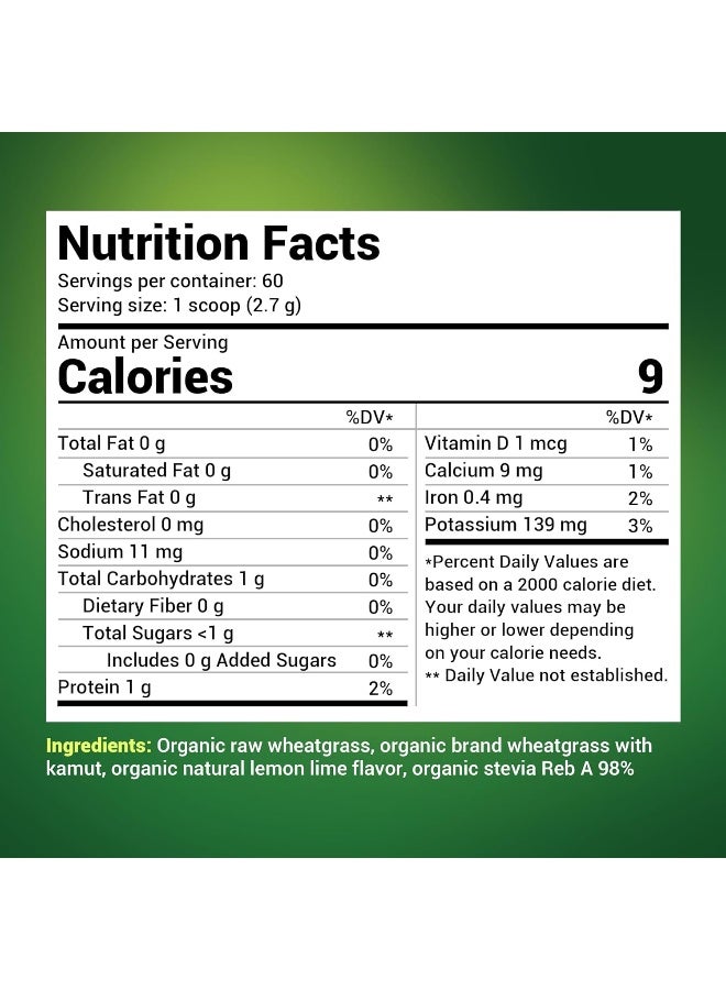 Dr. Berg Nutritional Organic Wheatgrass Powder Lemon Flavor - Image 3